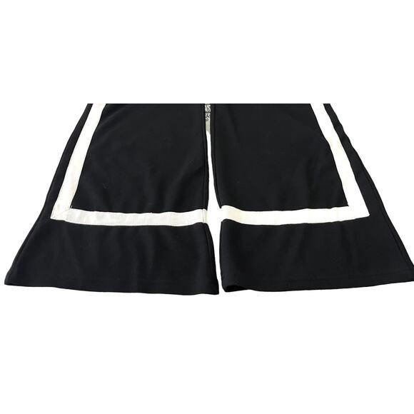 WHY (DRESS) HI-RISE WIDE LEG SIDE ZIP DRESS PANTS, WOMANS, M-BLACK-WHITE STRIPES - Picture 8 of 12